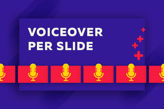 Video feature update voiceover per slide html5