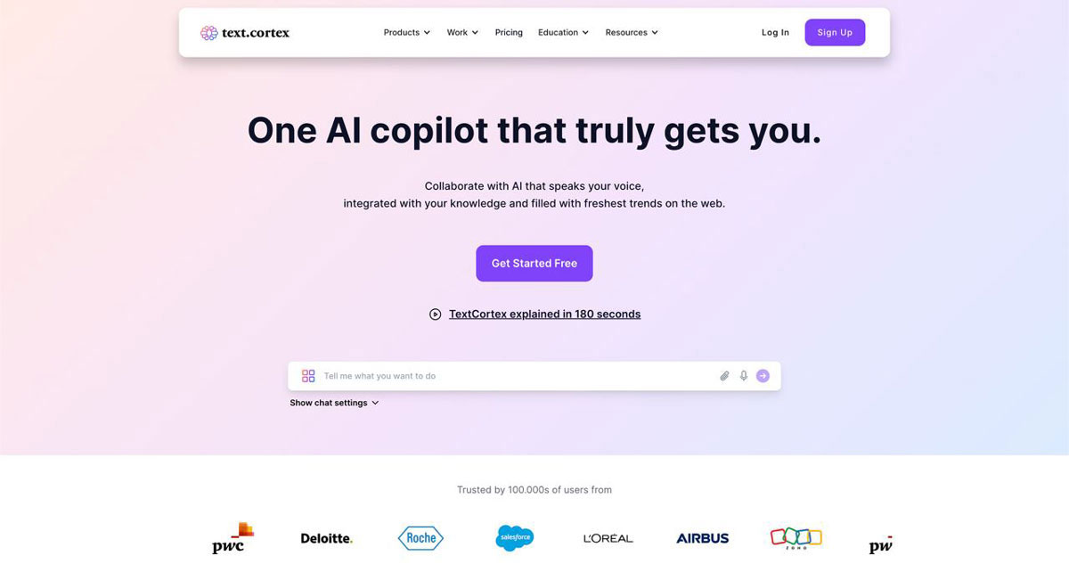 Text Cortex - best AI script writers