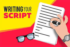 animated explainer step 1 write script